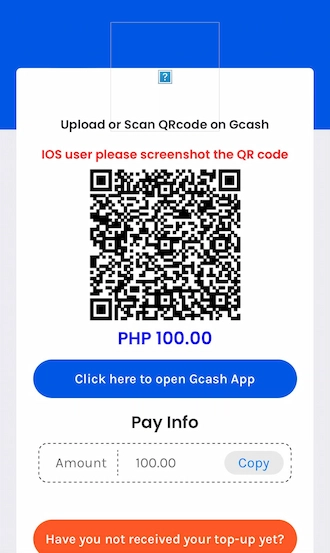 🏷Step 4: Save the QR code and open your GCash wallet to pay.