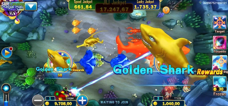 Special effects in Jackpot Fishing